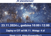 W planetarium - plakat